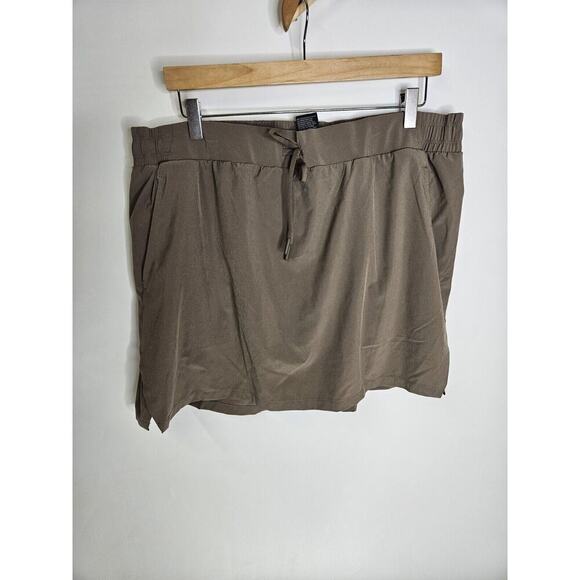 All in Motion Women's Core Flex Woven High Rise Skort Brown Size Xlarge - Picture 2 of 7